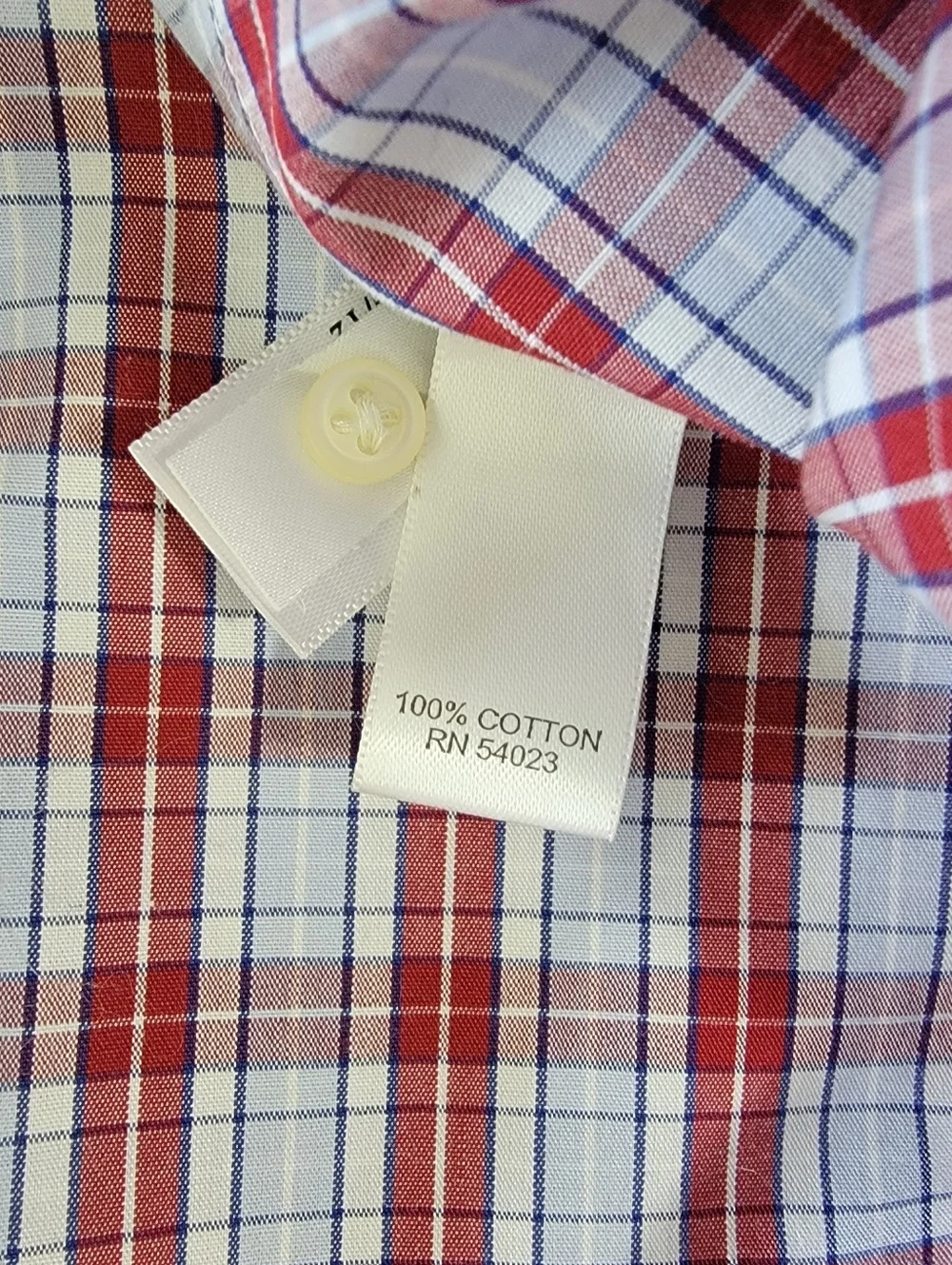 Banana Republic Non Iron Tailored Slim Fit Plaid Button Long Sleeve Shirt Large